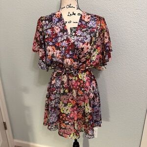 Amanda Uprichard Lucretia Zahra Fleur Print Dress size small